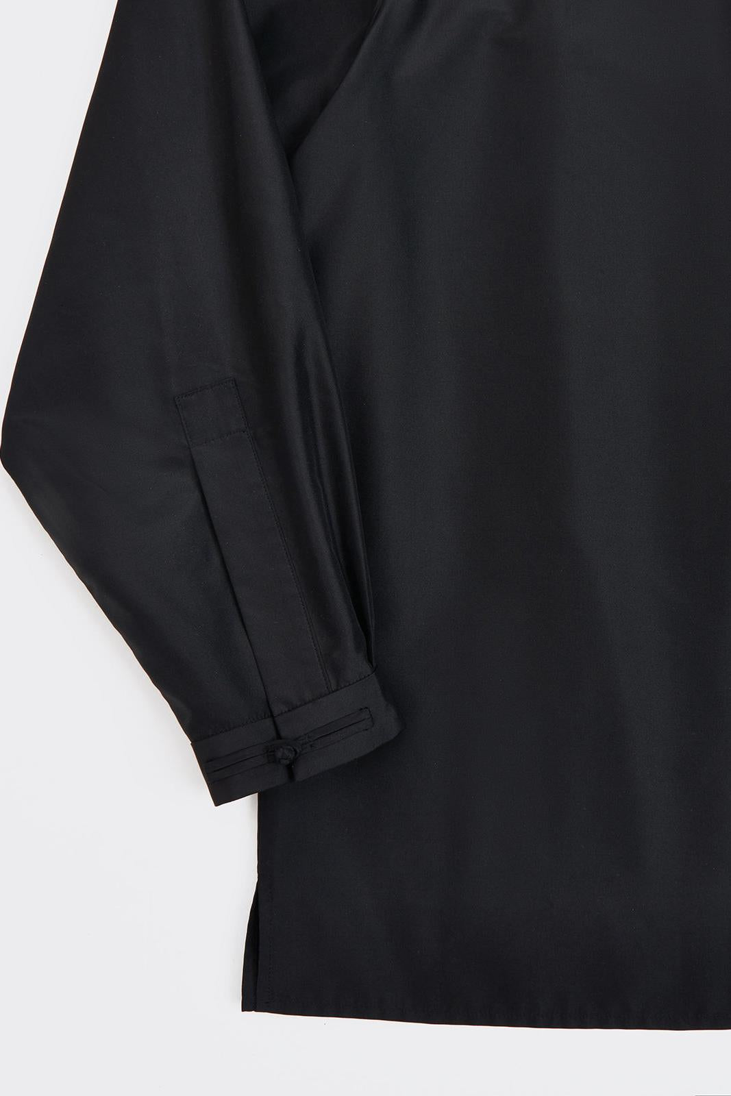 Chinese Zip Top in Silk