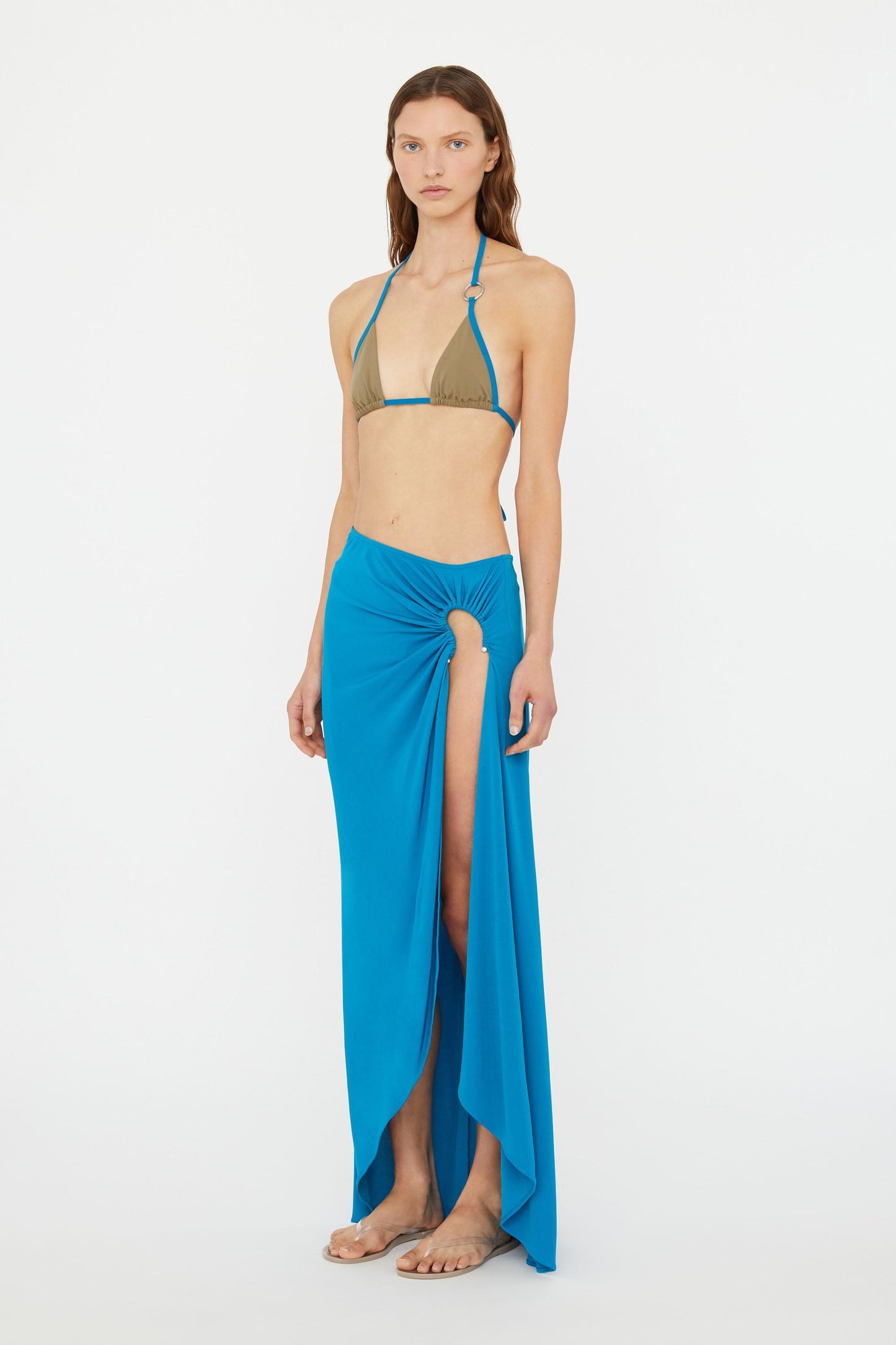 Ruched Crescent Skirt