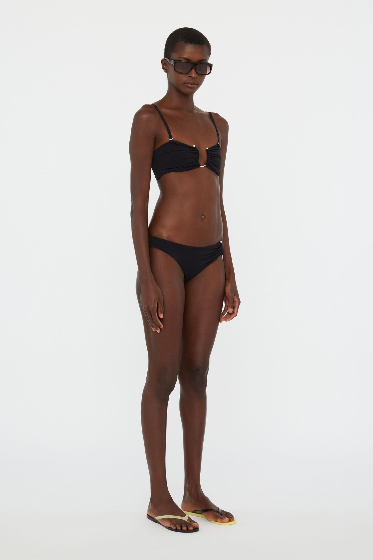 Ruched Crescent Bandeau