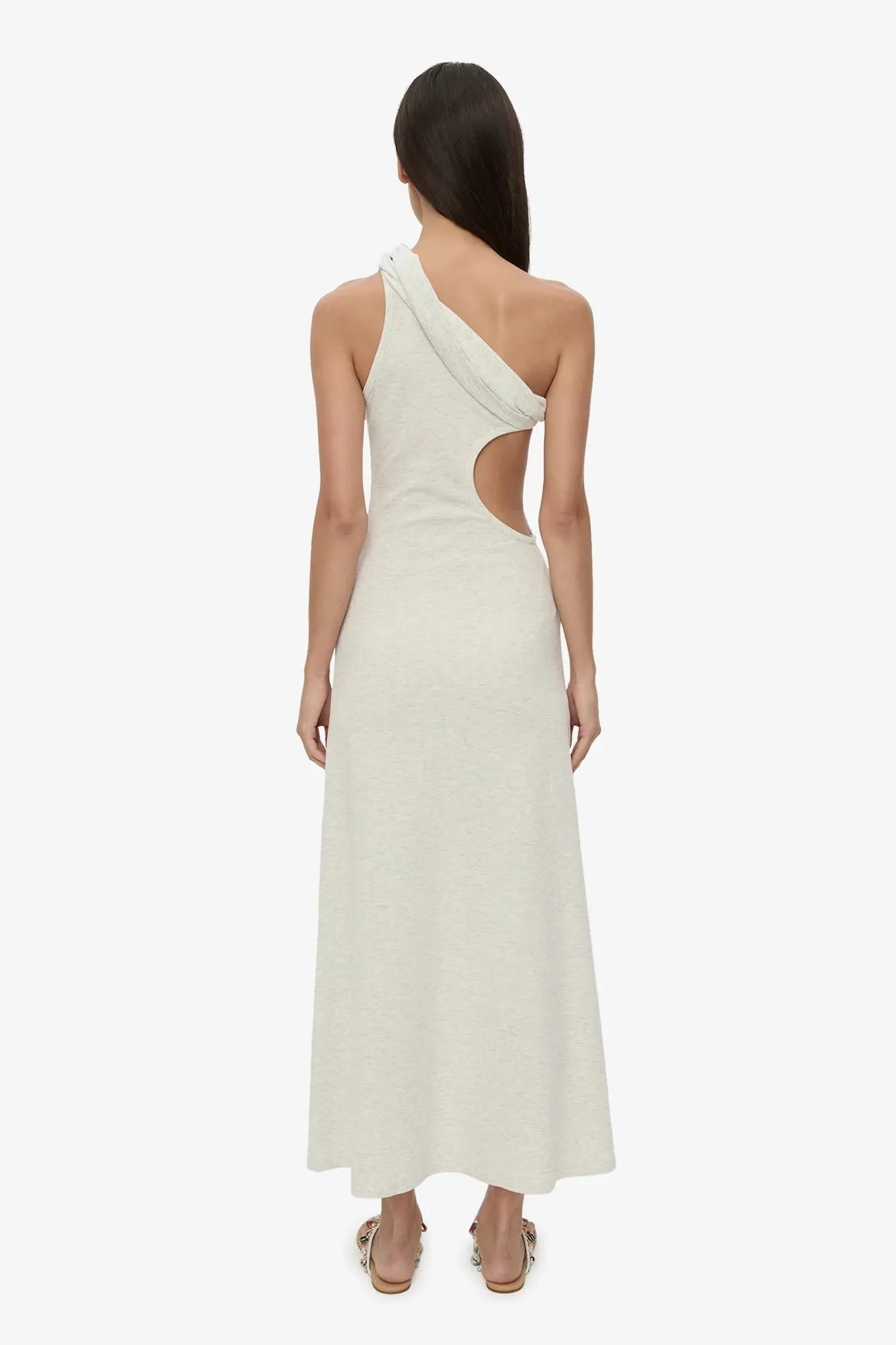 Rolled Up Cutaway Tank Dress