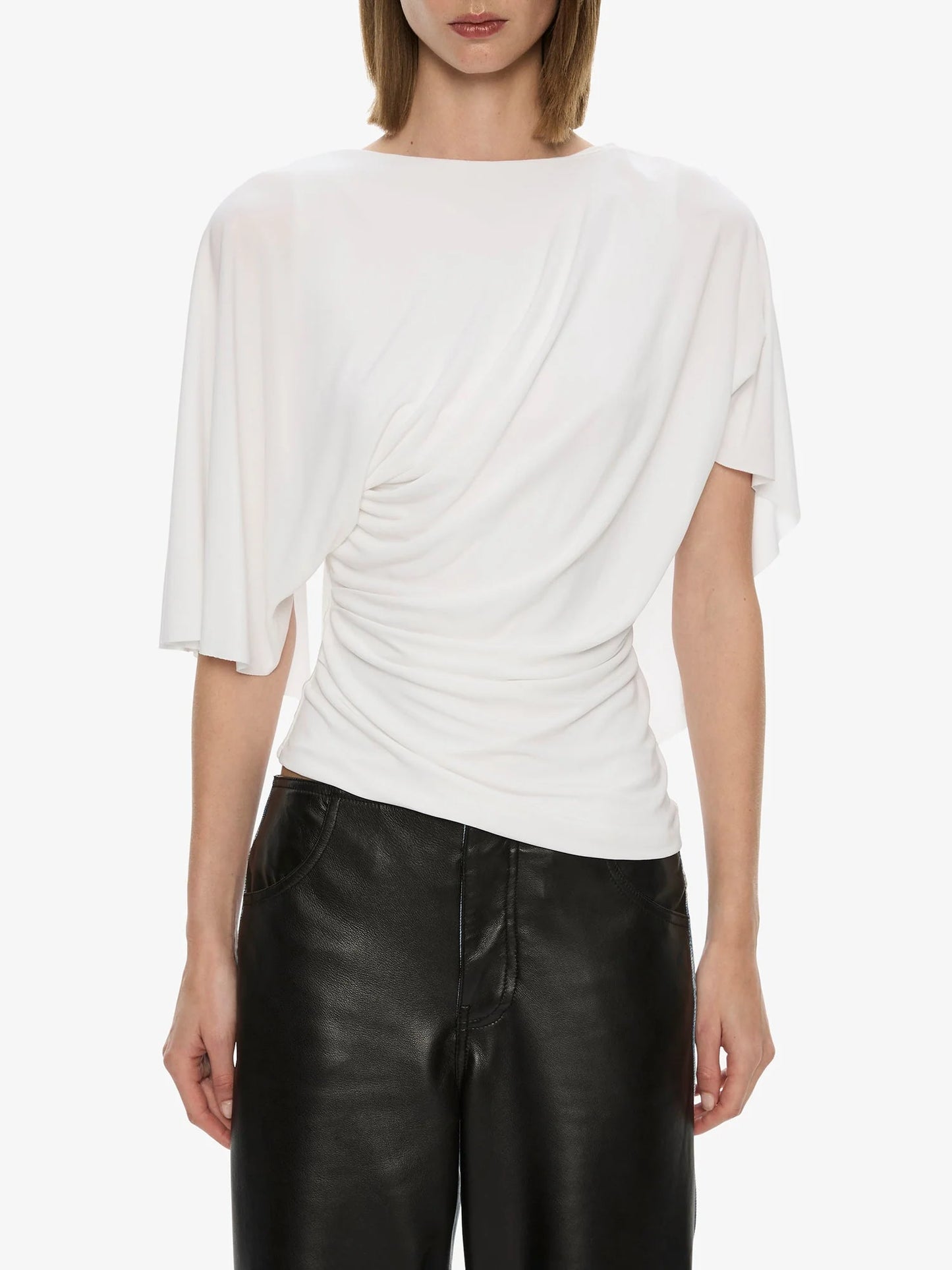 Troy Deconstruct Leather Jean