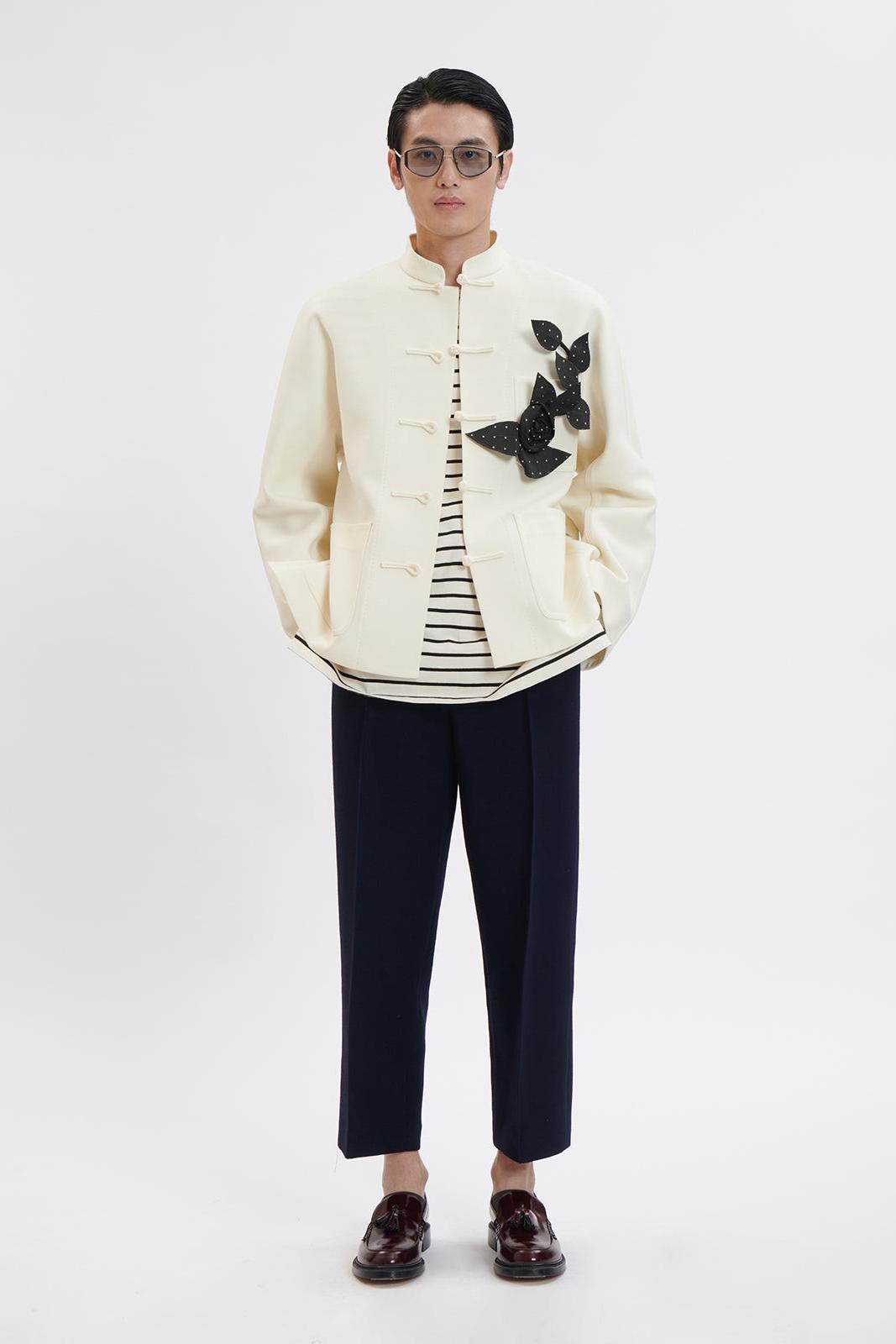 Wool Blend Chinese Jacket