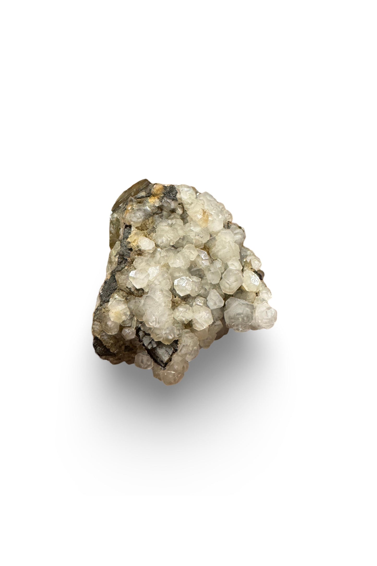 Green Fluorite with Calcite (Hubei, China)