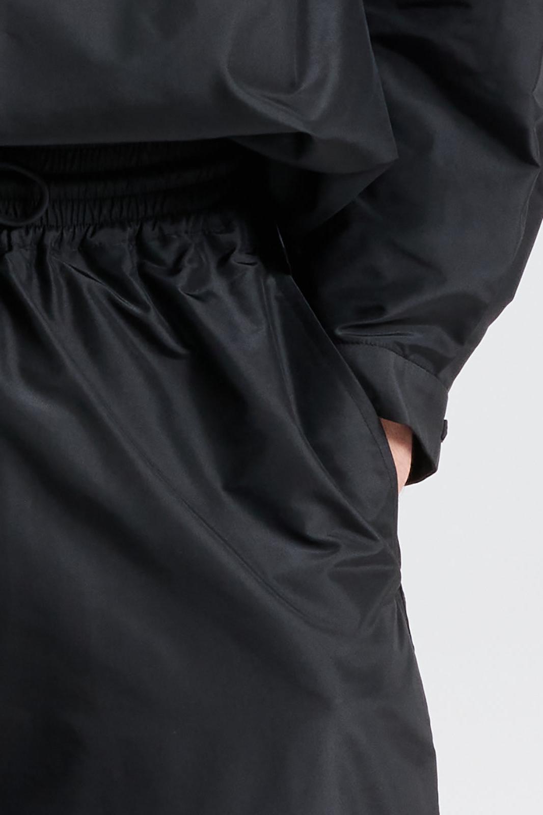 Wide Leg Pants with Drawstring in Silk