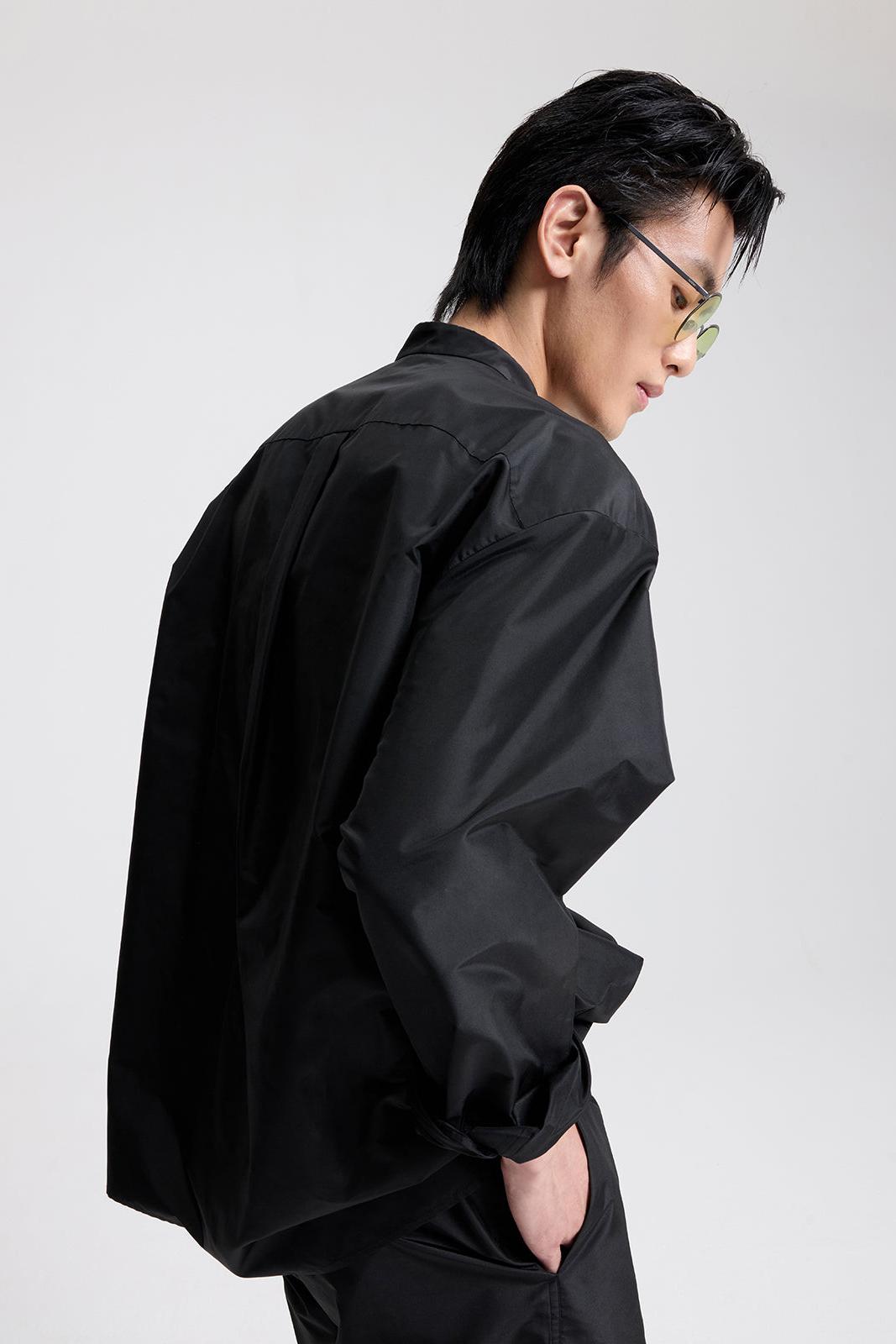 Chinese Zip Top in Silk