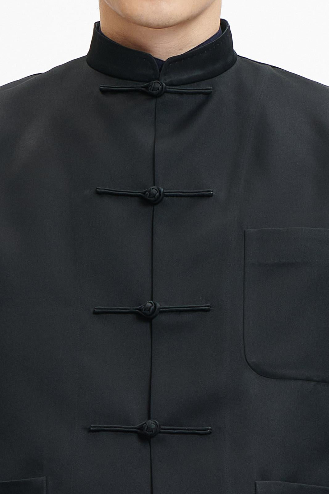 Black Silk Chinese Jacket