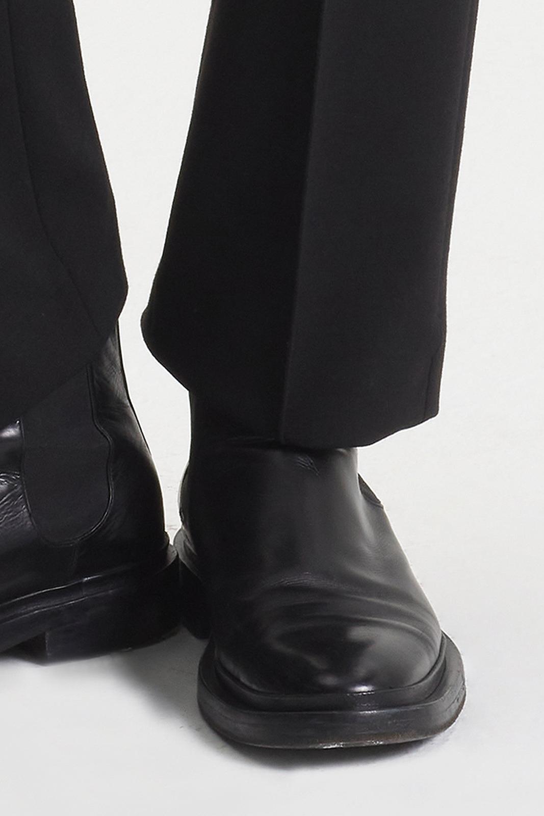 Wool Blend Slim Fit Trousers
