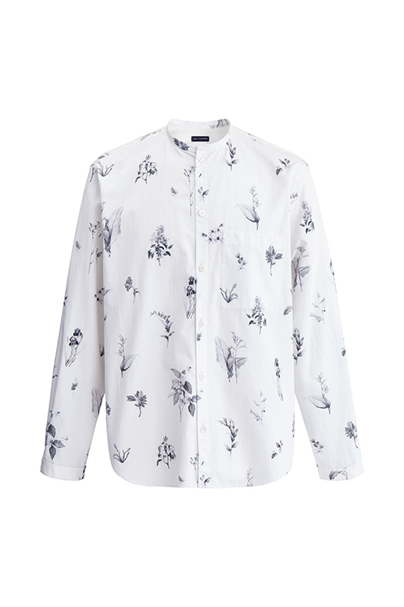 Plant printed shirt
