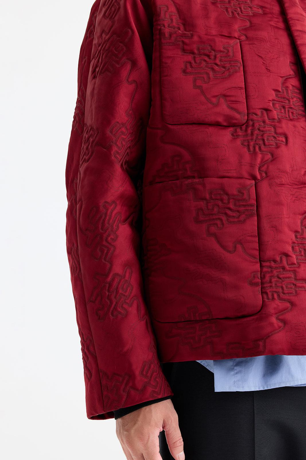 Quilted Jacquard Jacket