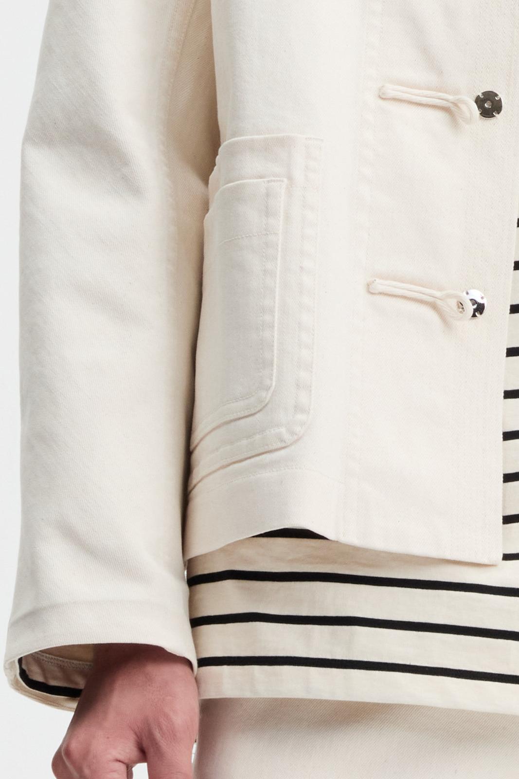 Chinese Washed Denim Jacket with Three Pocket