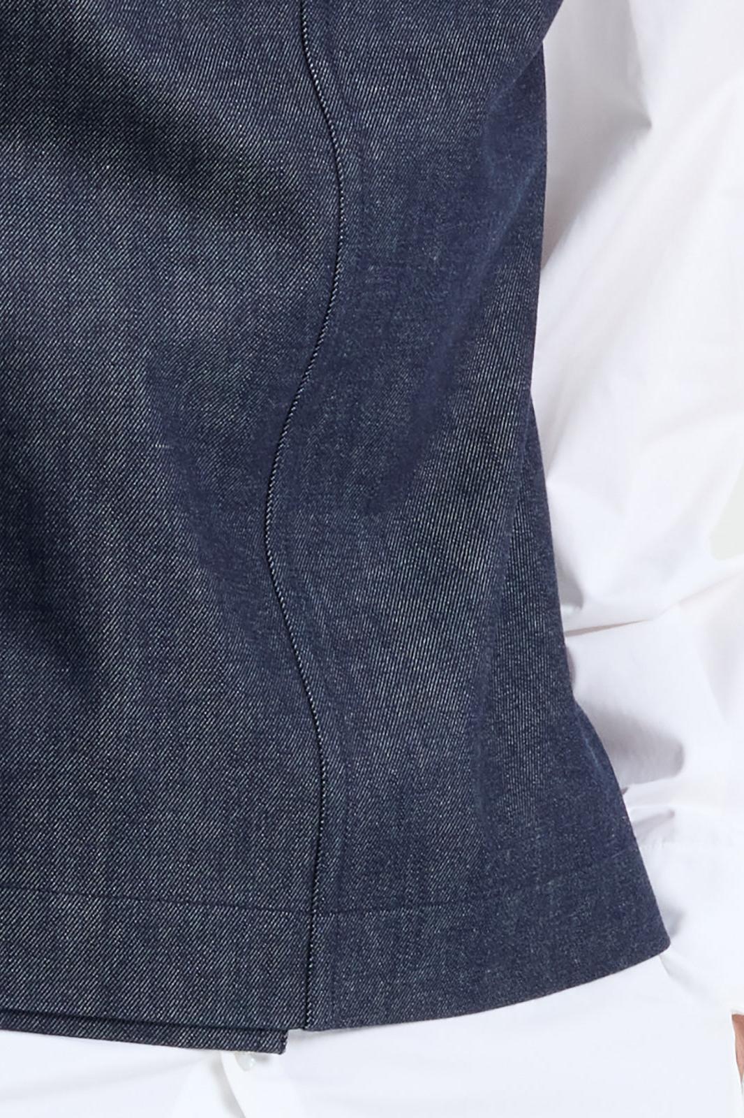 Denim Chinese Vest