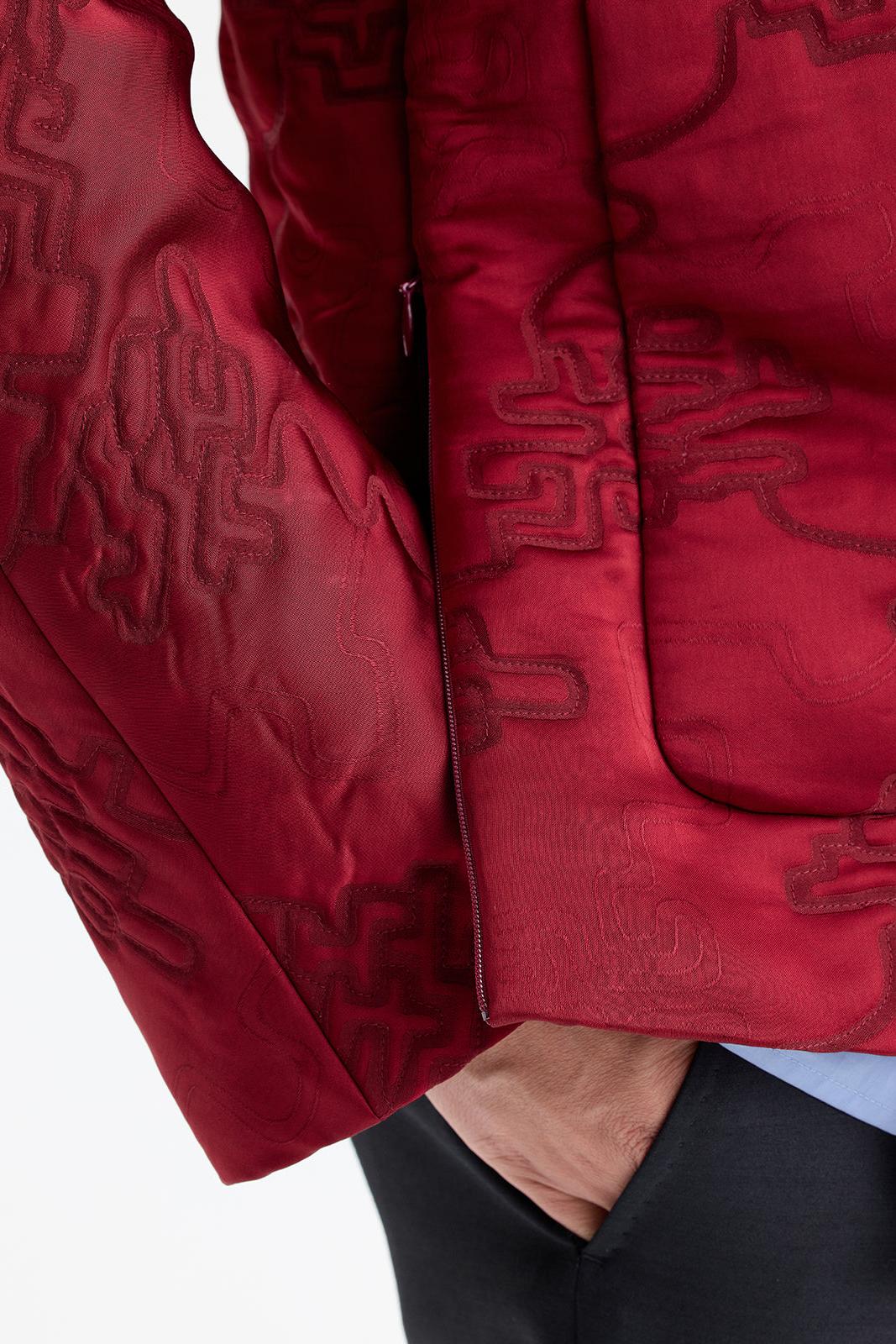 Quilted Jacquard Jacket
