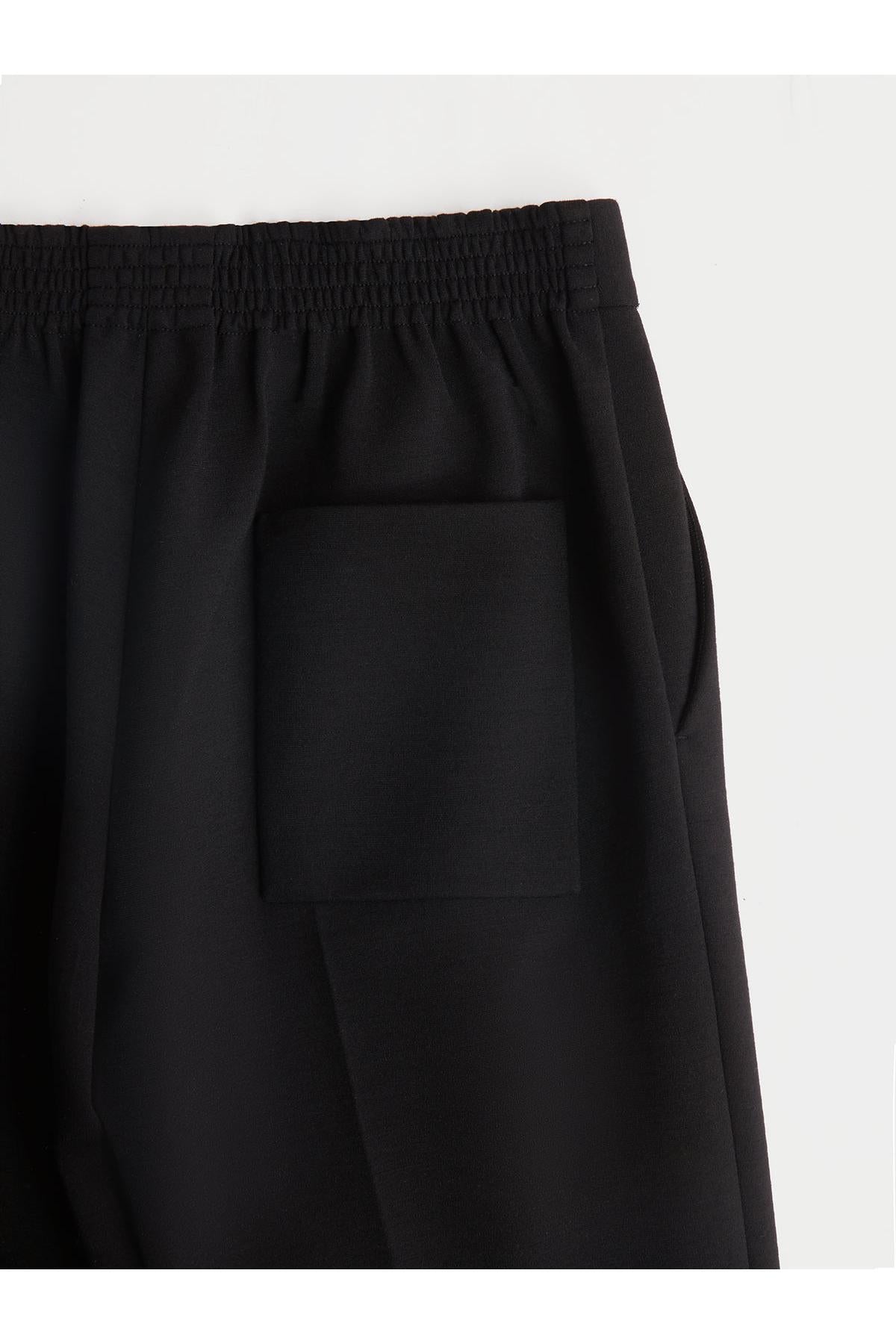 Wool Blend Slim Fit Trousers