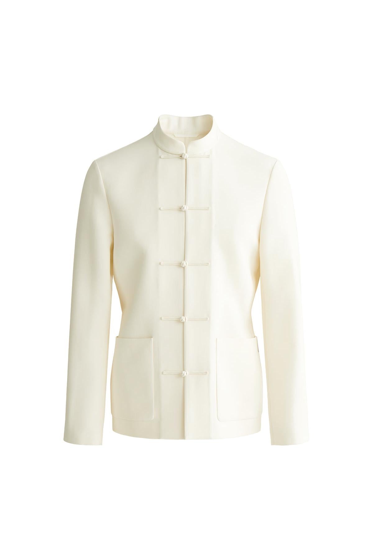 Chinese Jacket in Silk Wool