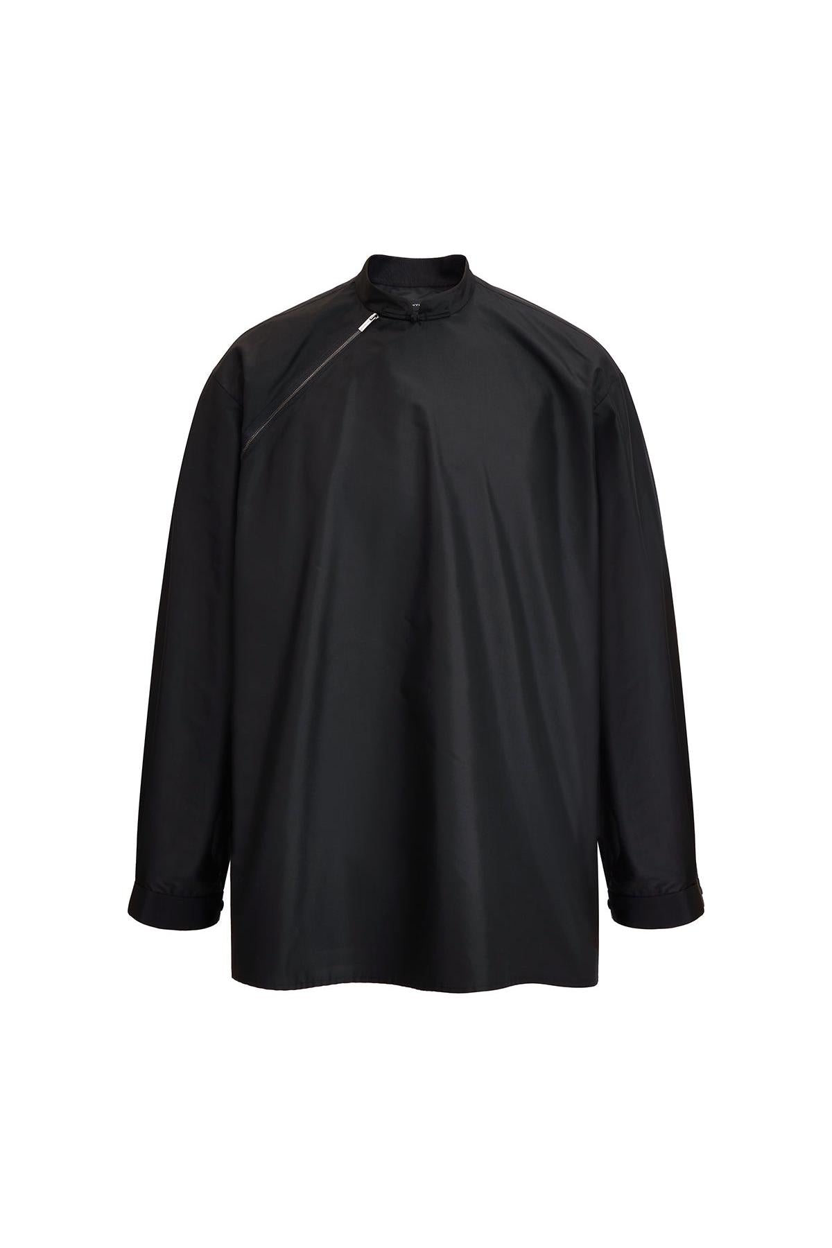Chinese Zip Top in Silk