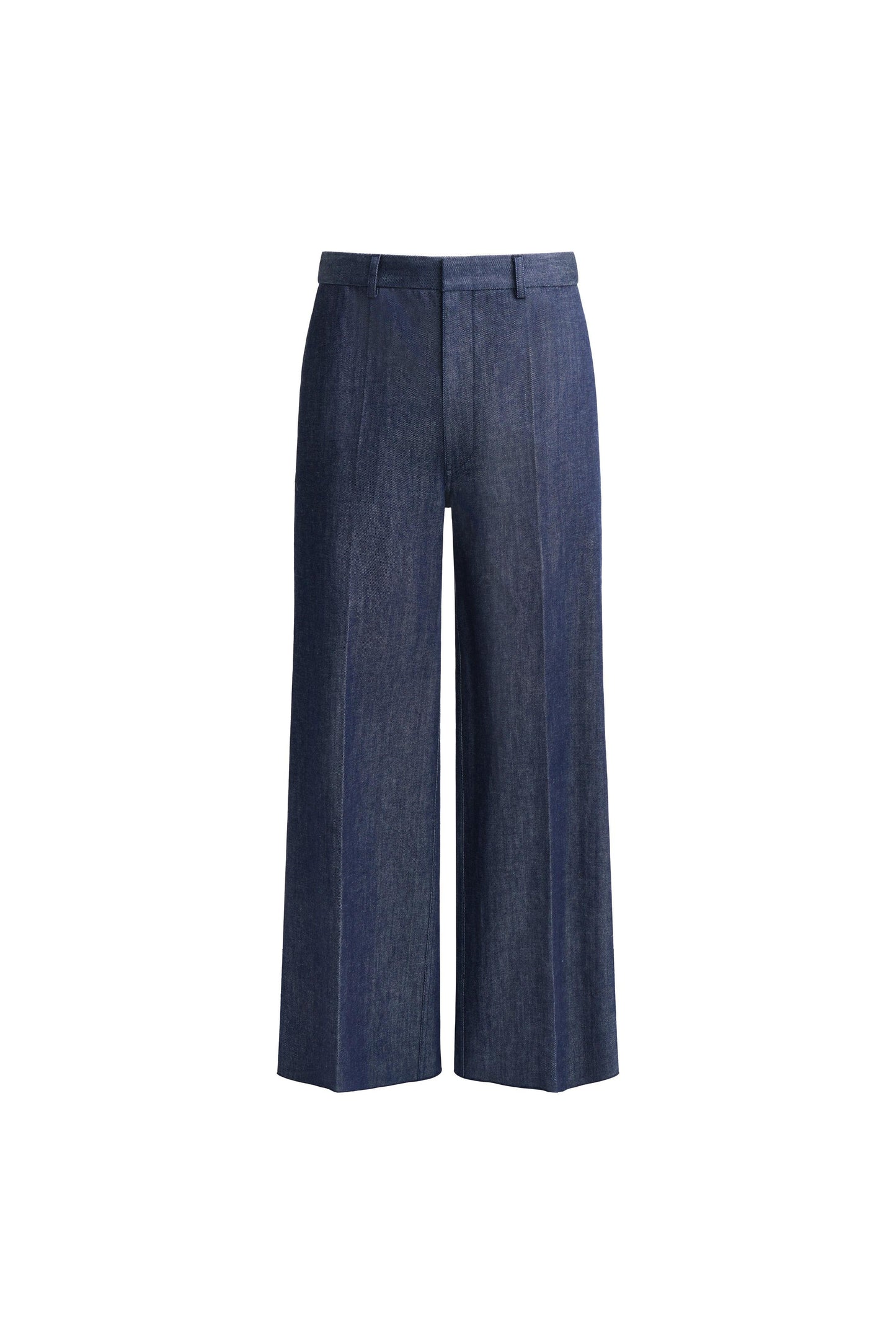 Denim Wide Leg Pants