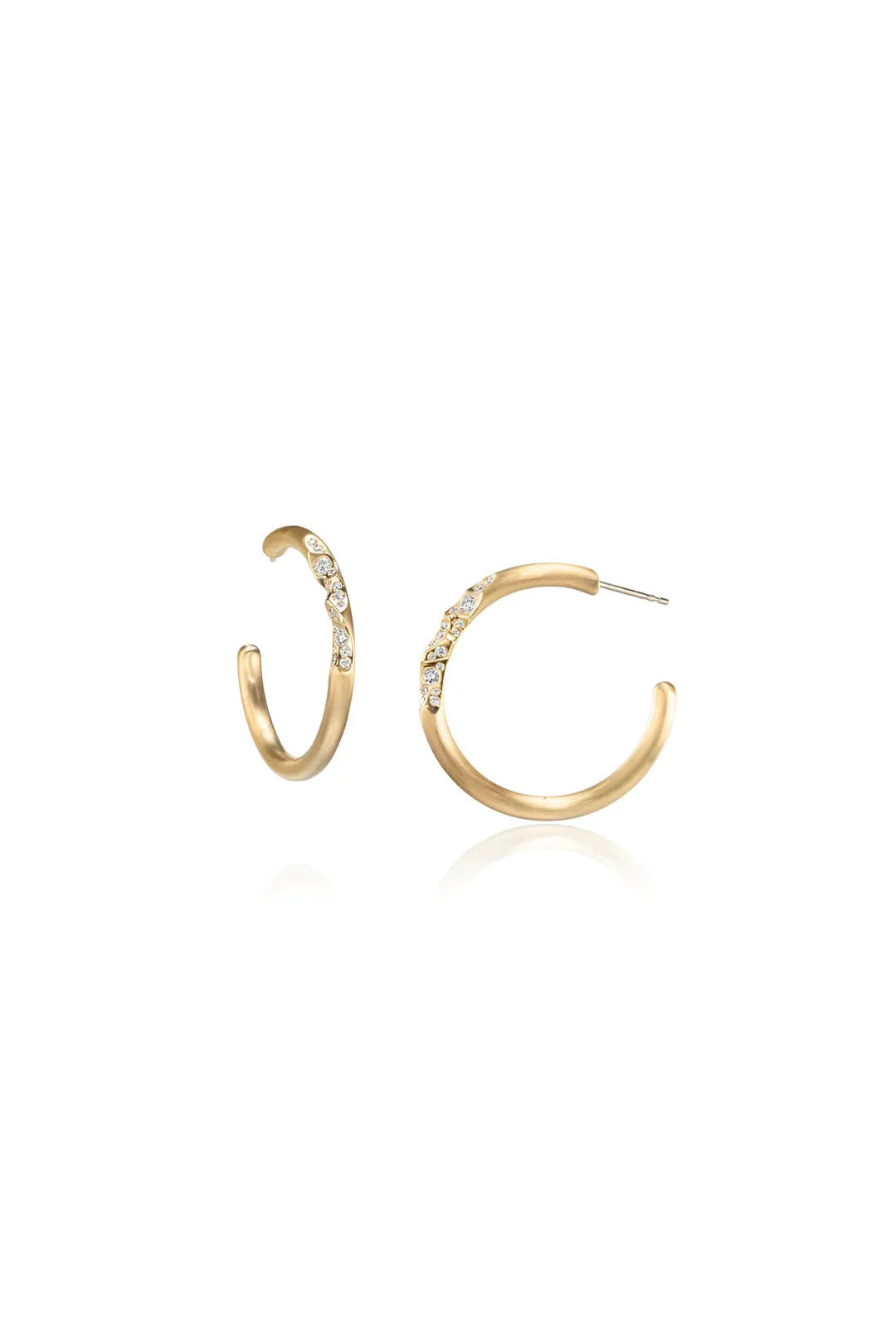 Quarter Hoop Earrings