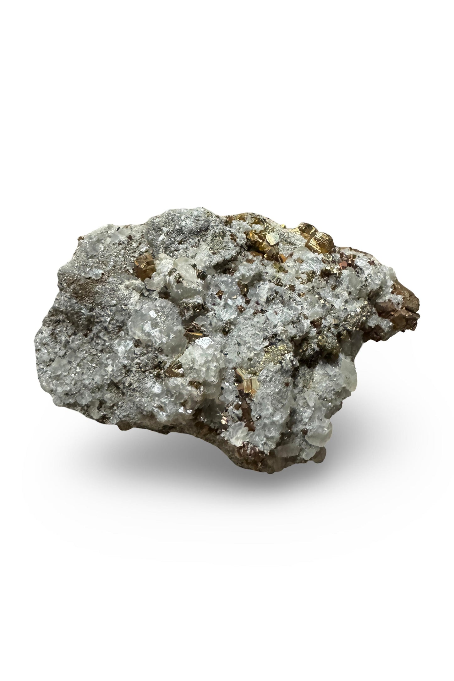 Pyrite with Quartz Underside (Bulgaria)