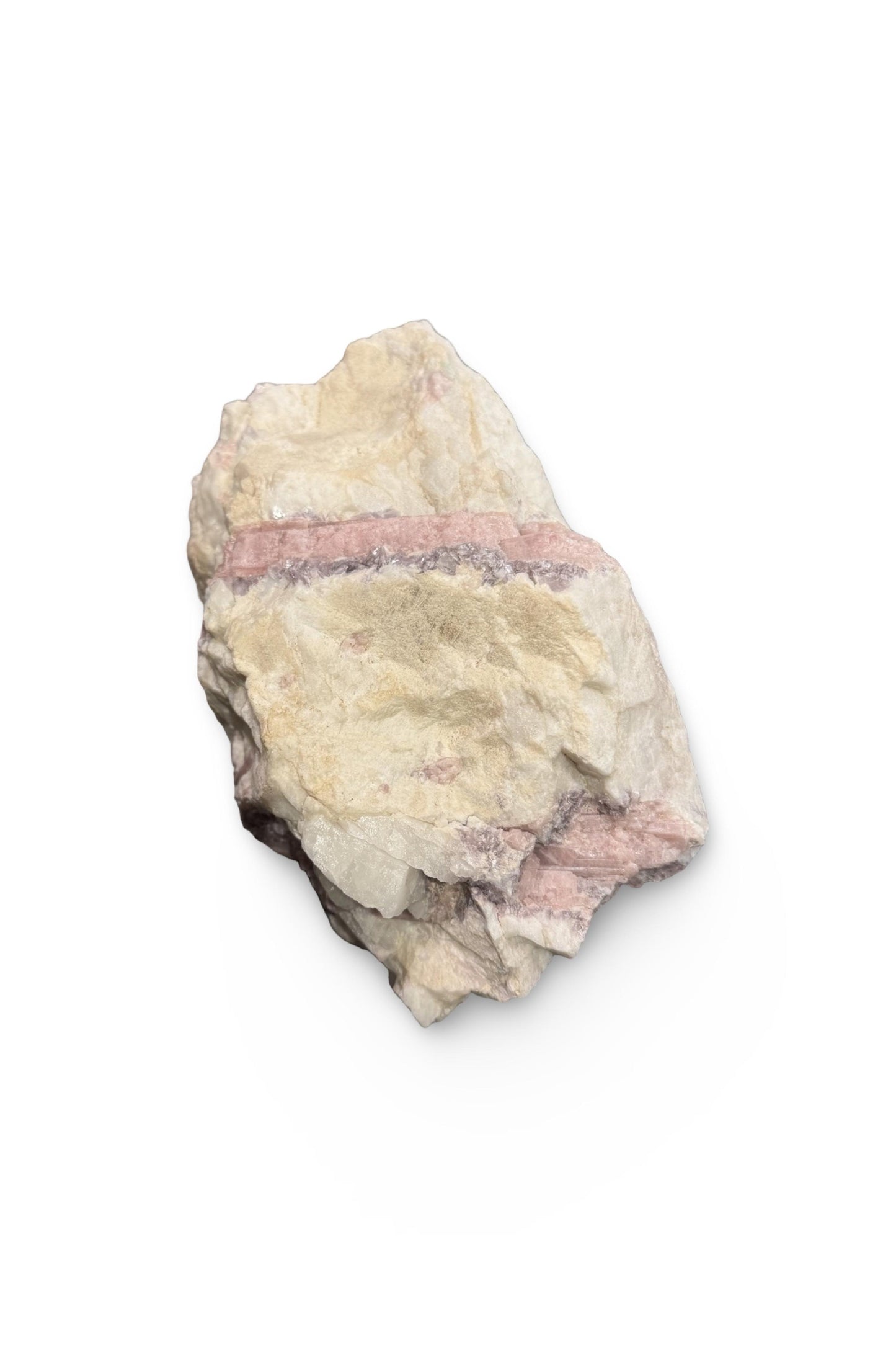 Rubellite with lepidoliteand blue albite in quartz 2