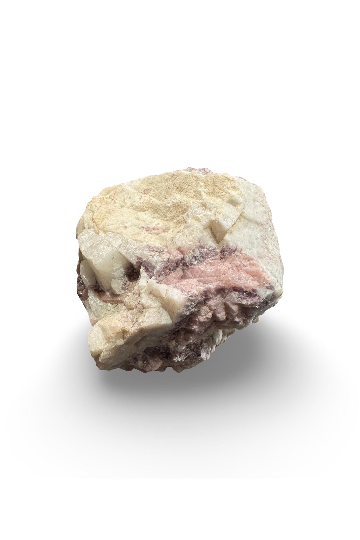 Rubellite with lepidoliteand blue albite in quartz 2