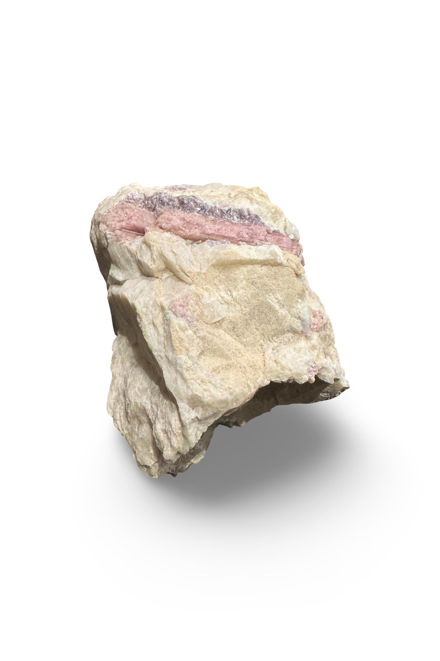 Rubellite with lepidoliteand blue albite in quartz 2