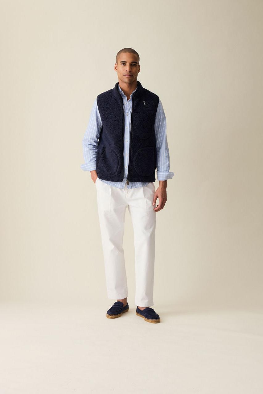 Fleece Vest (Navy)