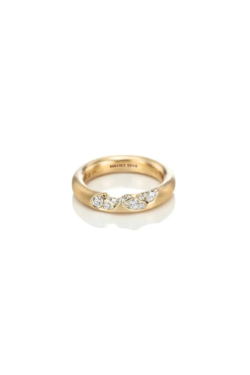 Quarter Pave Ring