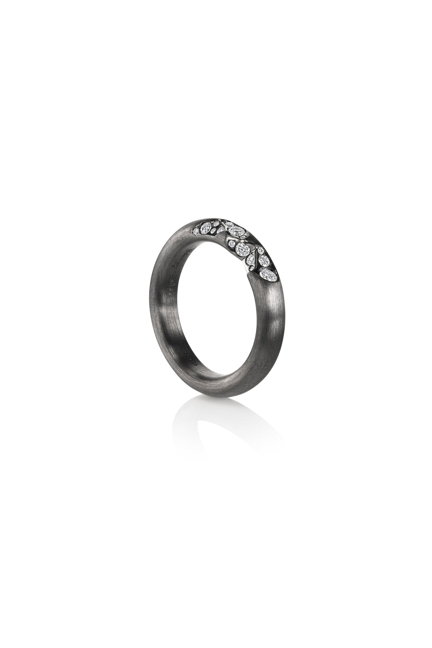 Quarter Pave Ring