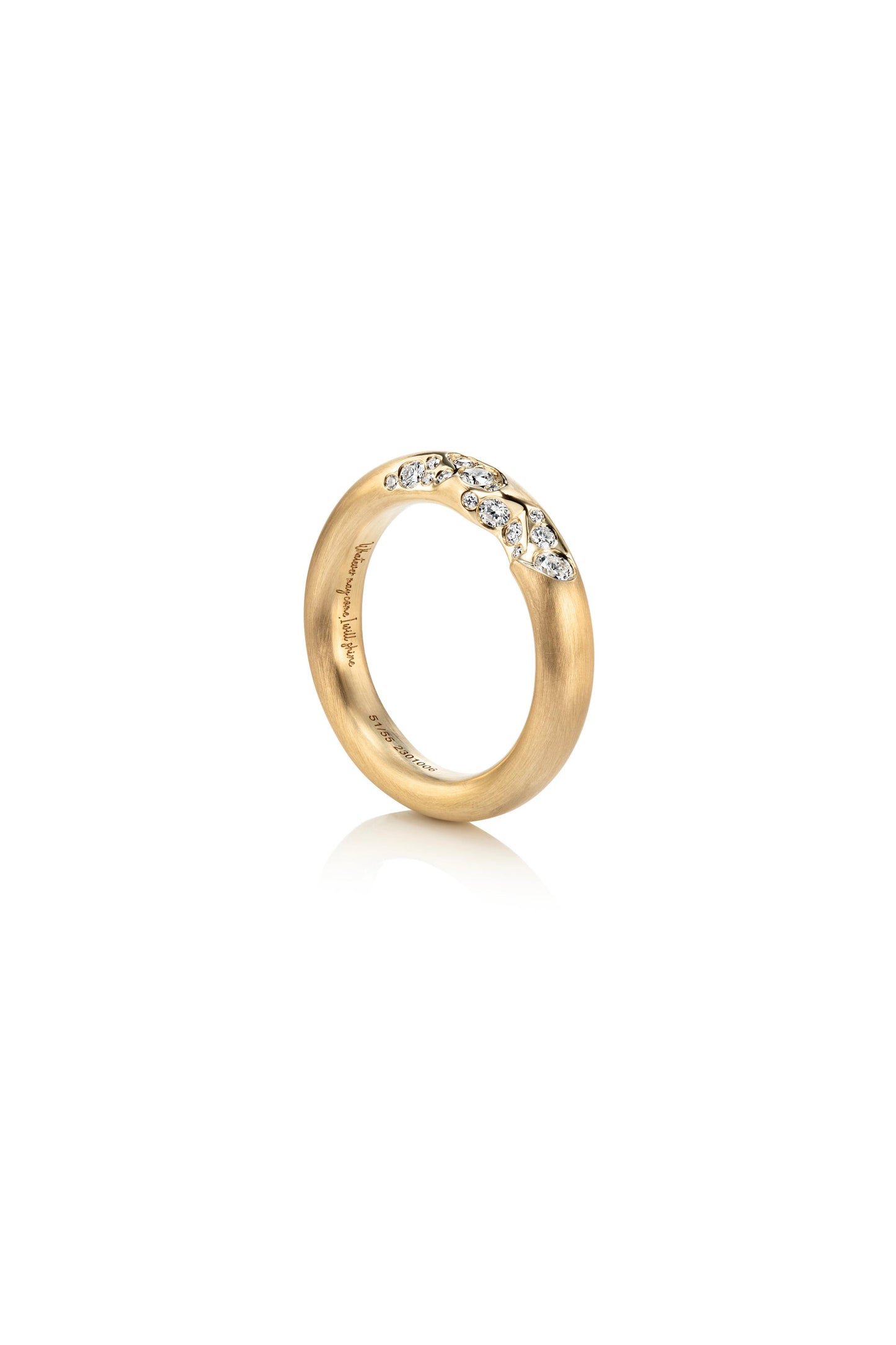 Quarter Pave Ring