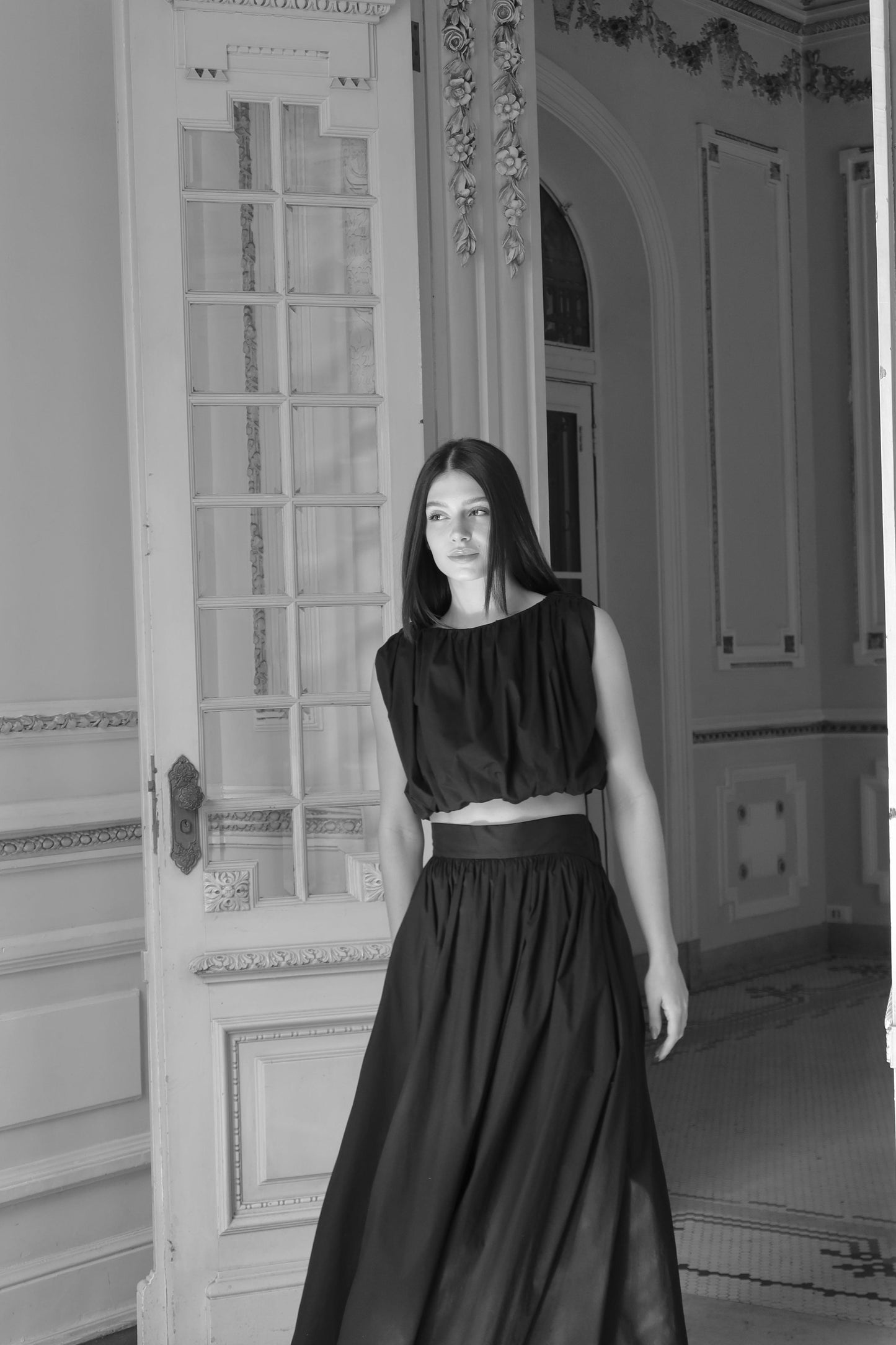 Solid Inamorata Long Skirt