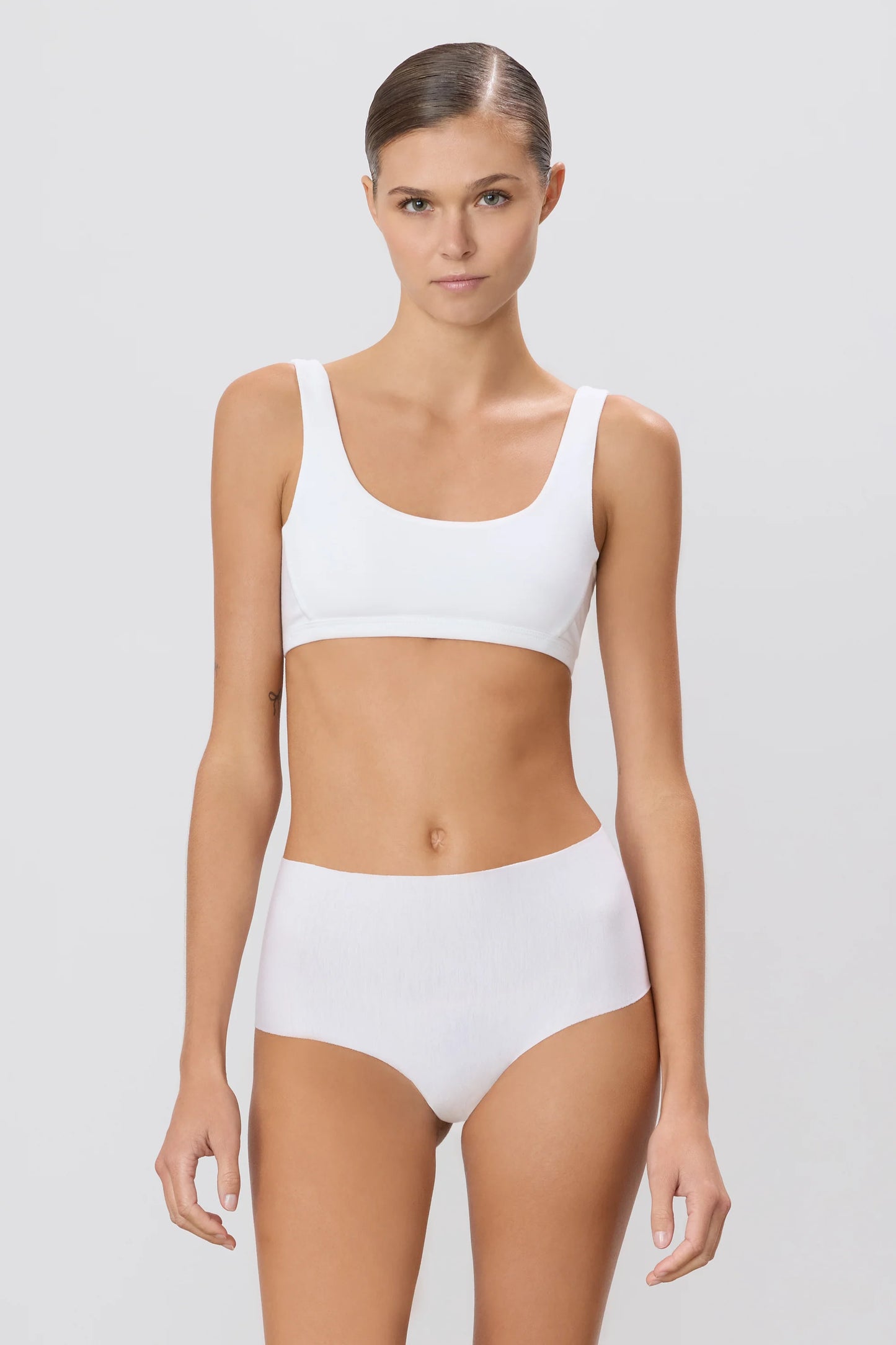 Scoop Neck Bra (Ivory)