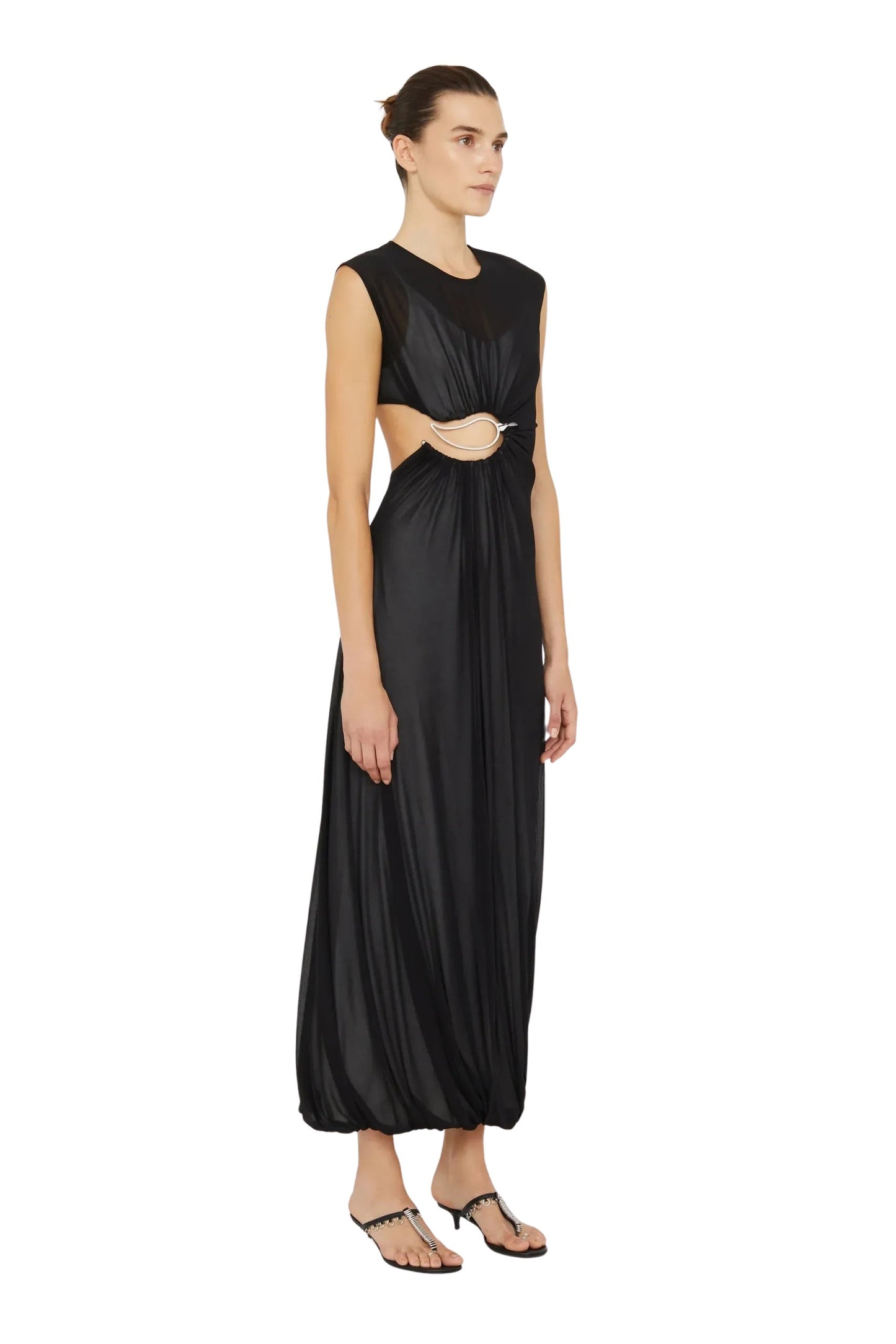 Paisley Overlay Encased Tank Dress