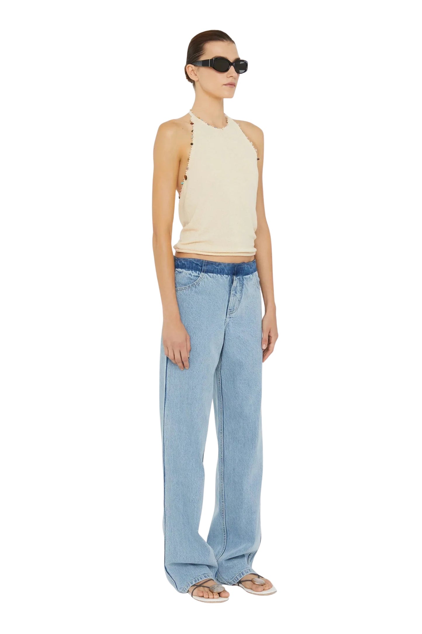 Beach Quartz Halter Tank