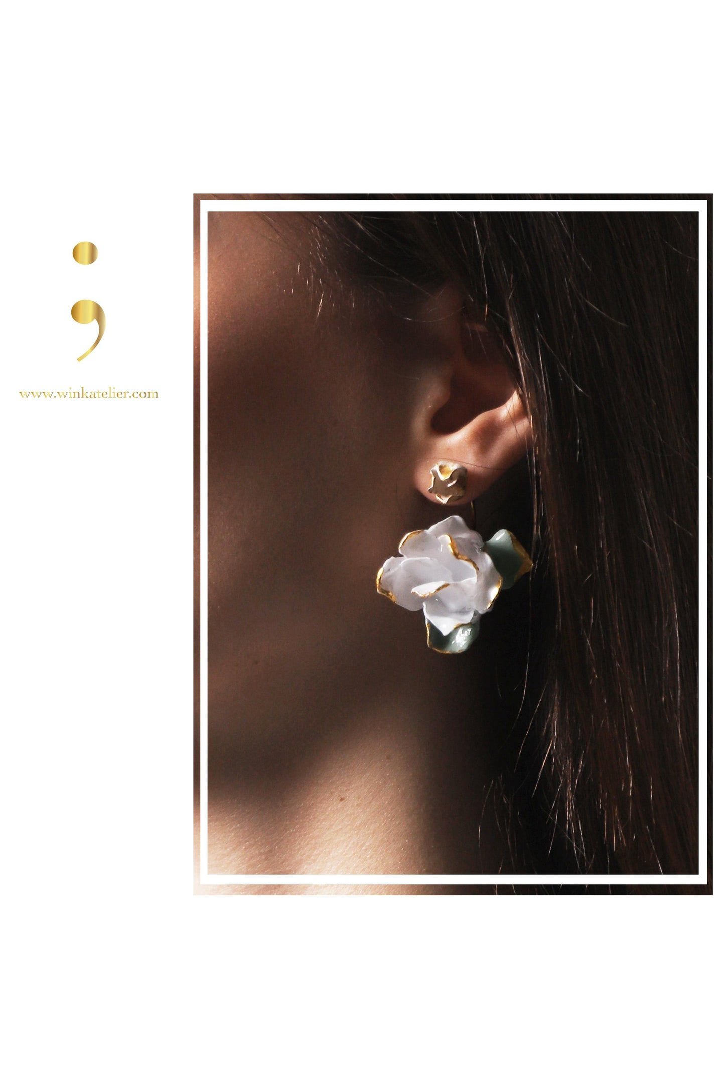 Garden Rose Earrings