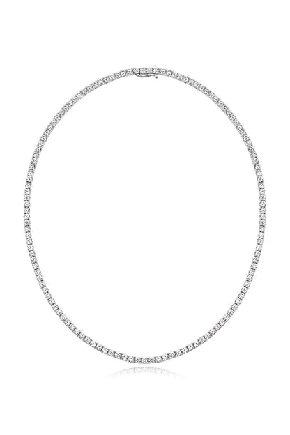 14K 0.1 CT Diamond Tennis Choker