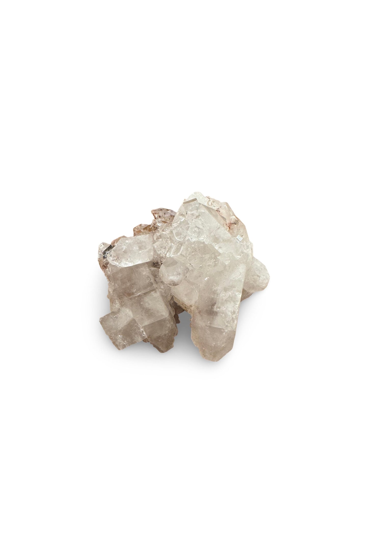 Apophyllite with Red/Pink Chalcedony (India)