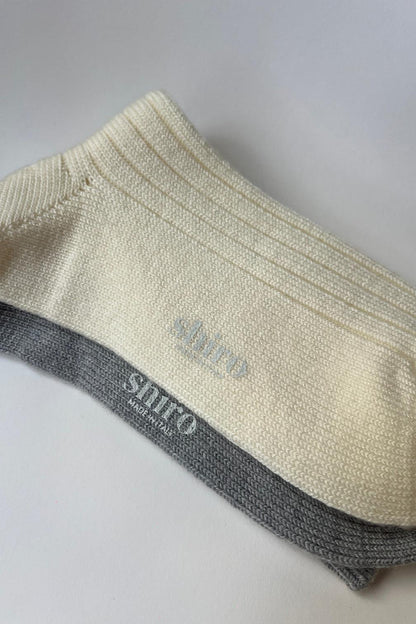 1994 Men's Mixed Socks (Cream & Heather Grey)