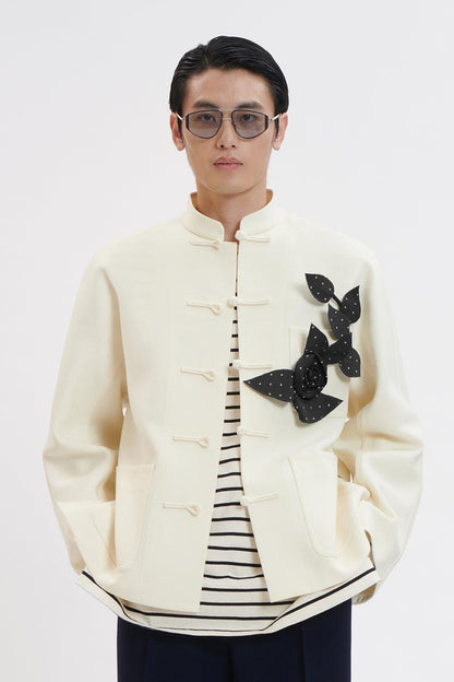 Wool Blend Chinese Jacket