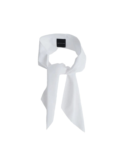 White Cotton Scarf