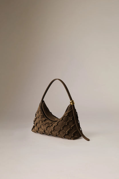 Suede Donut Pari - S - Dark Chocolate