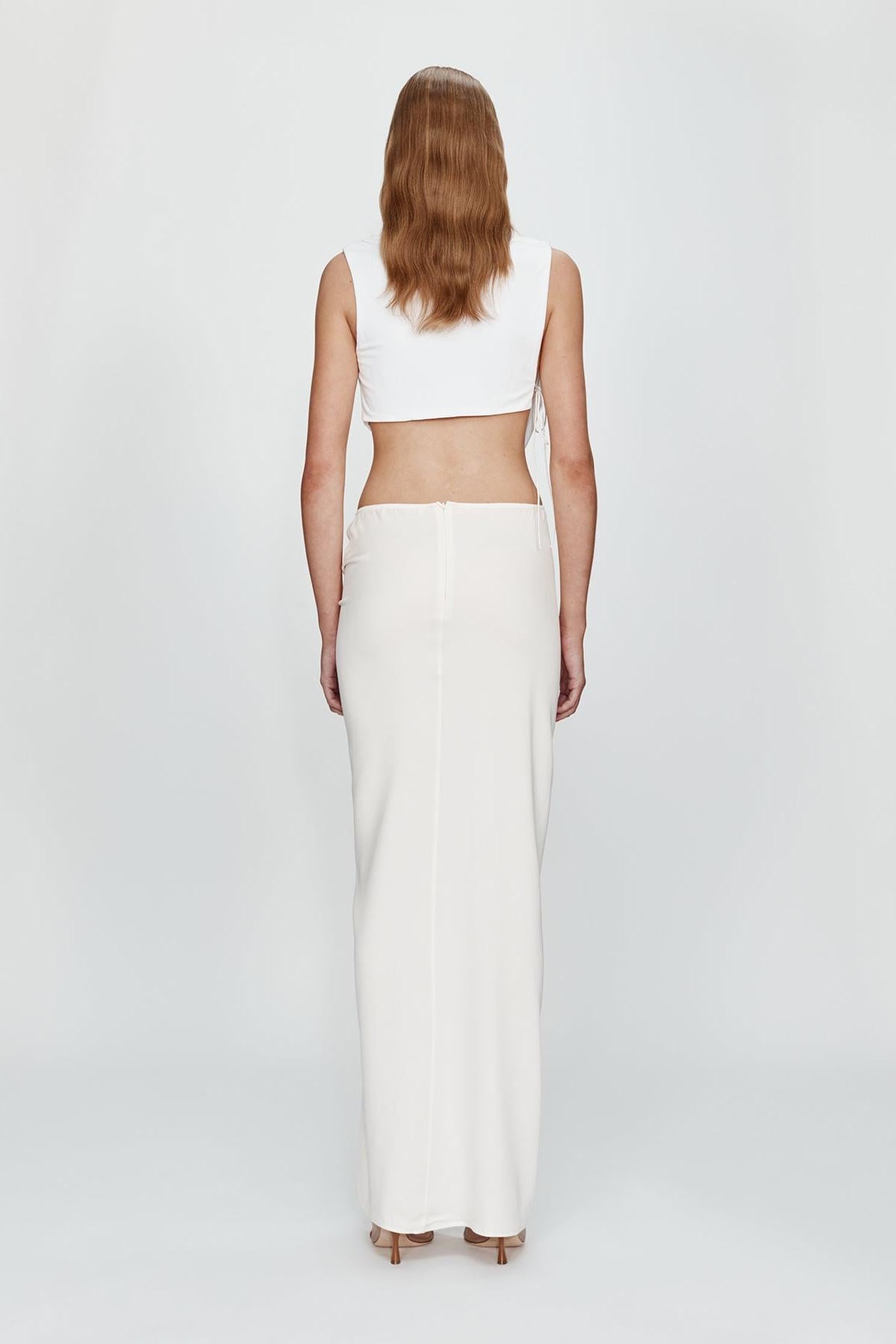 Interlocked Jersey Drape Top