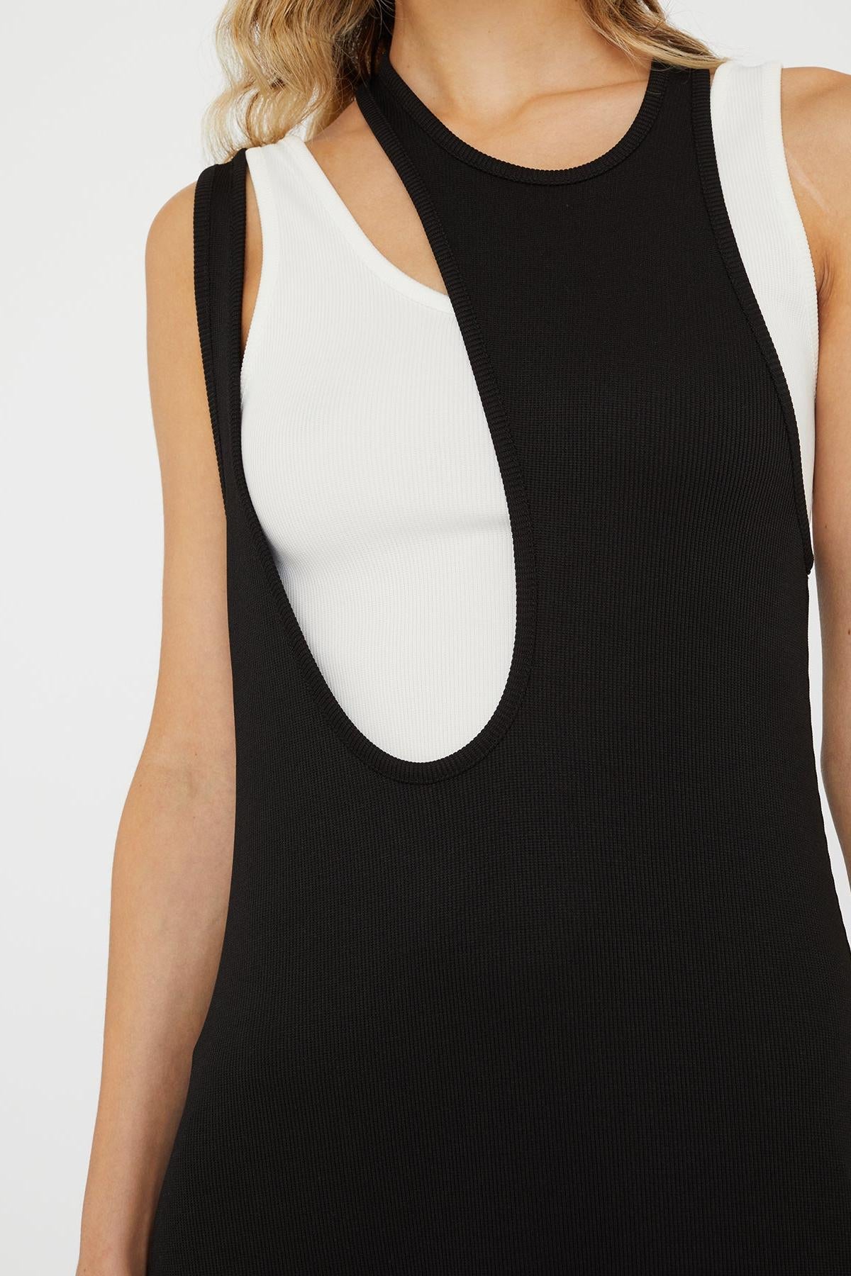 Swept Gemini Tank Dress