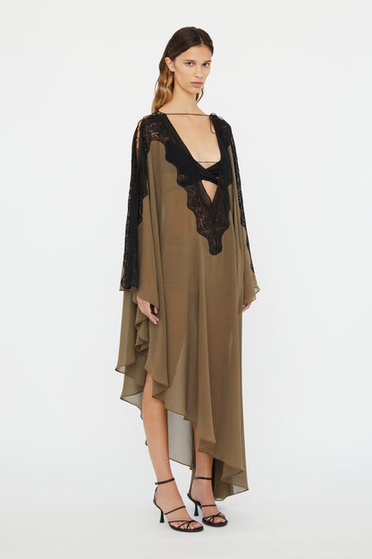 Verve Lace Silk Tunic Dress