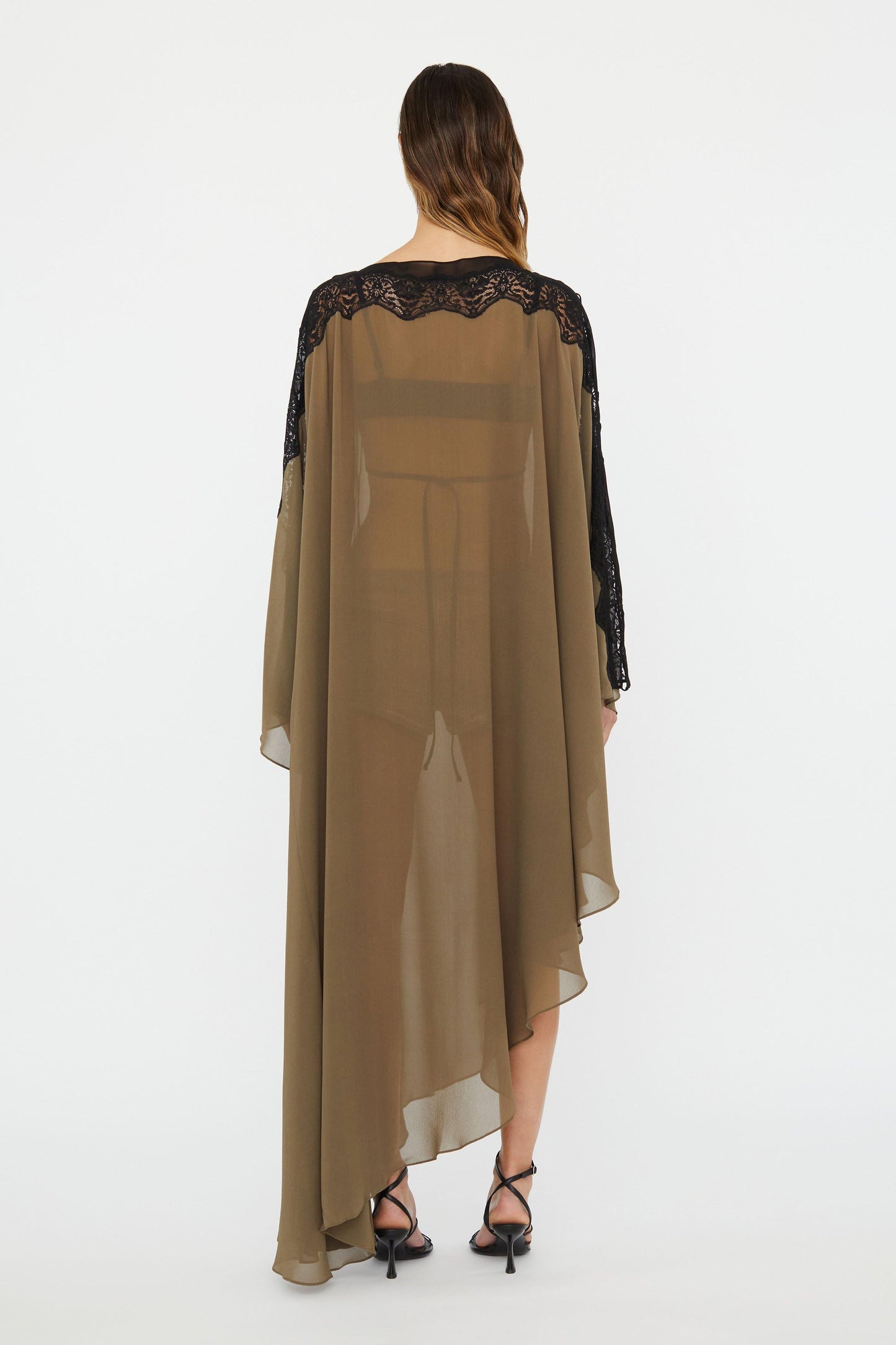 Verve Lace Silk Tunic Dress