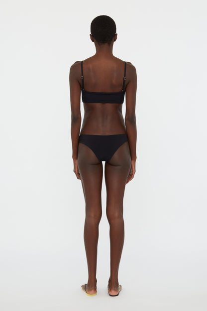 Ruched Crescent Bandeau
