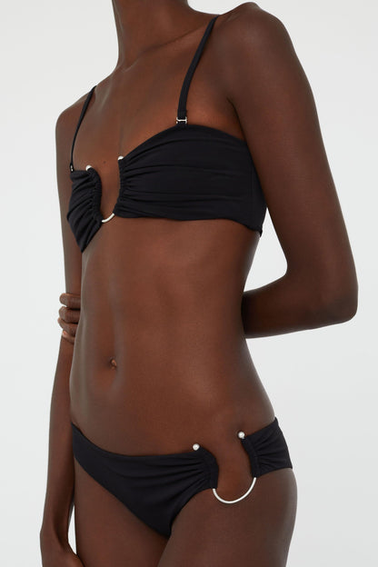 Ruched Crescent Bandeau