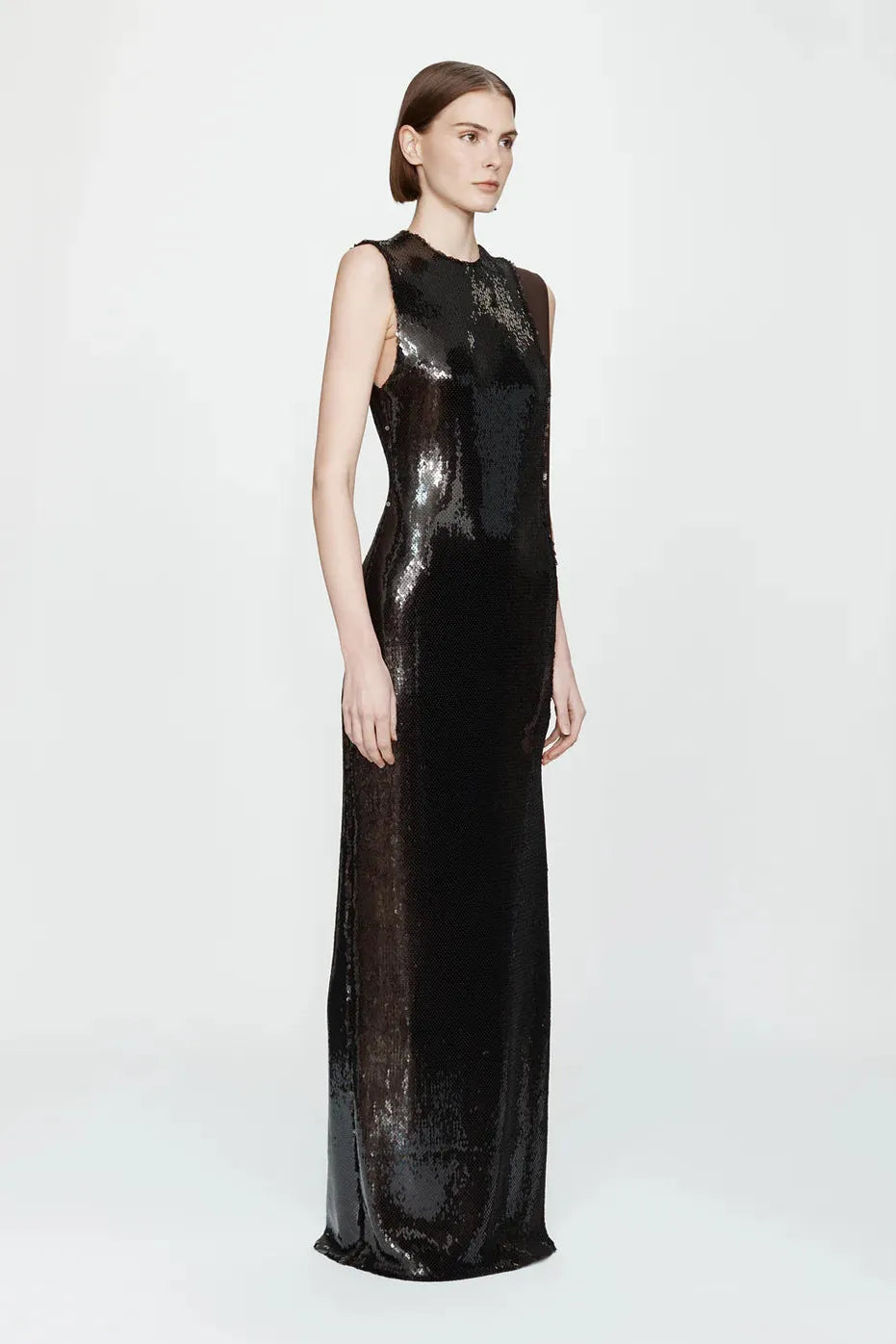 Opaline Sequin Infinity Cutaway Dress