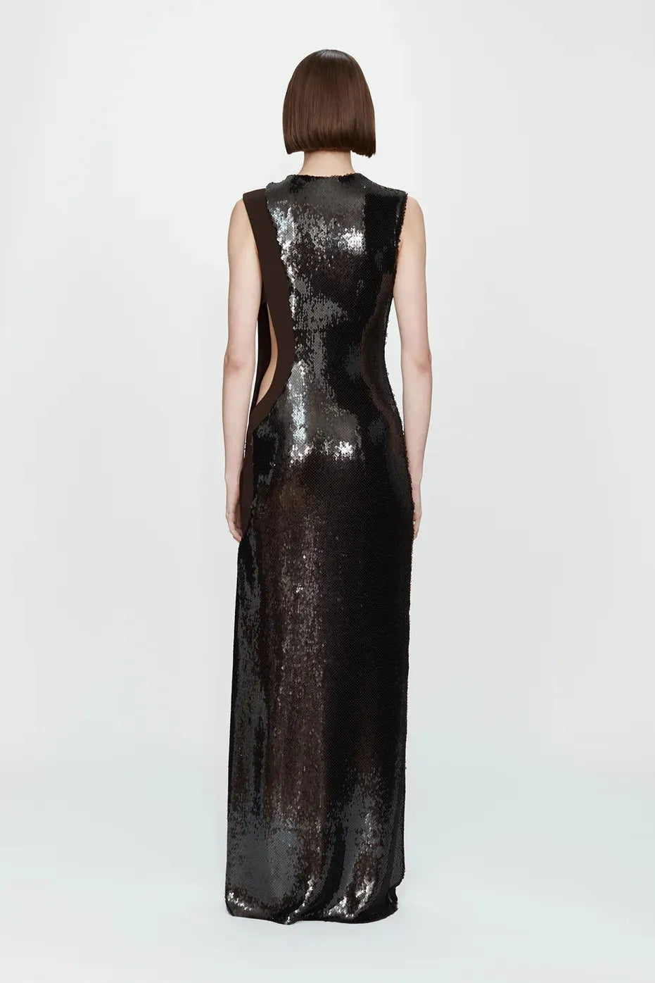 Opaline Sequin Infinity Cutaway Dress