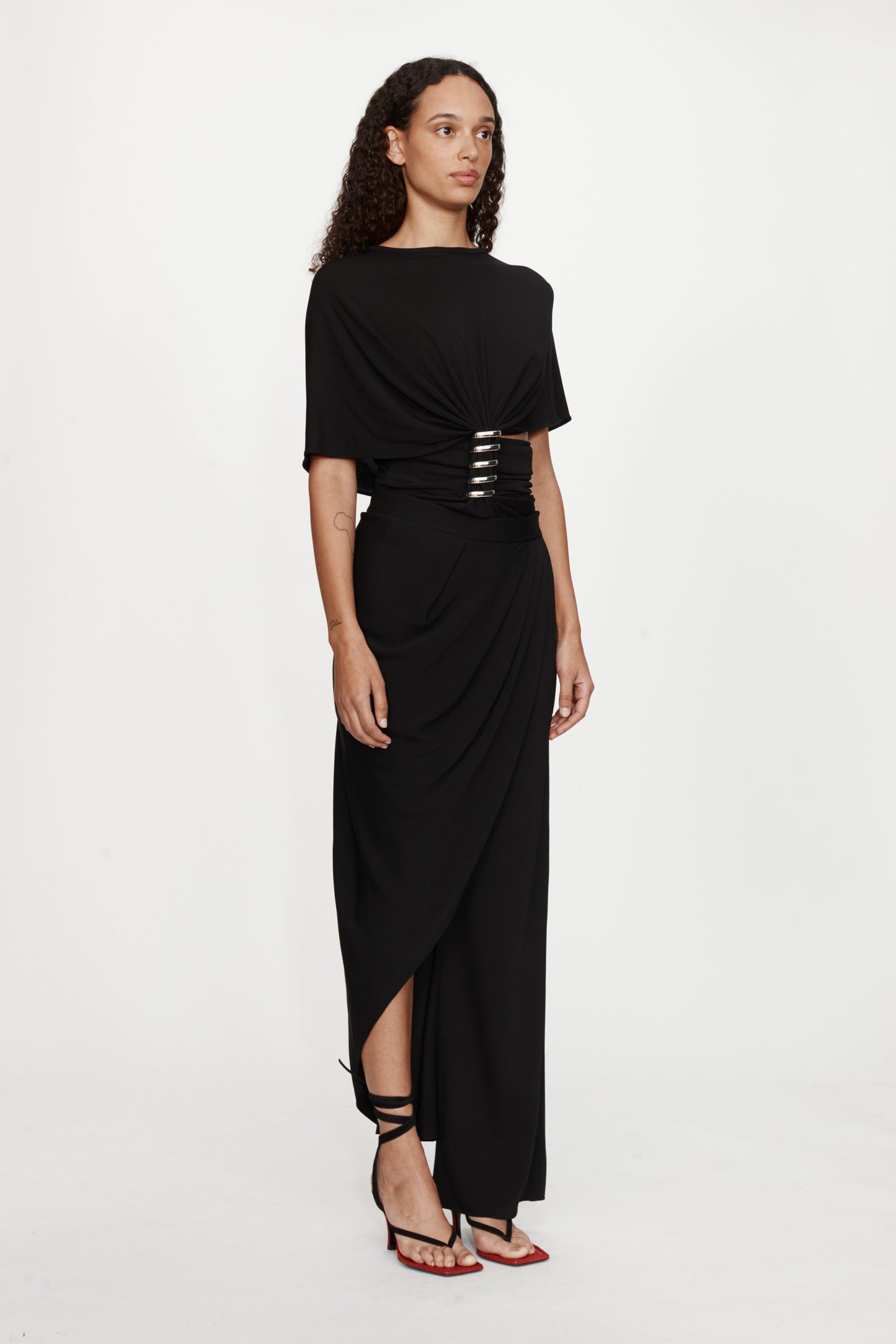 Drapped Skirt Trouser