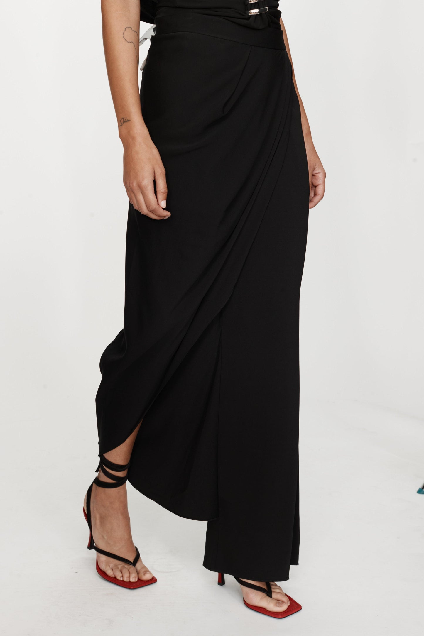 Drapped Skirt Trouser